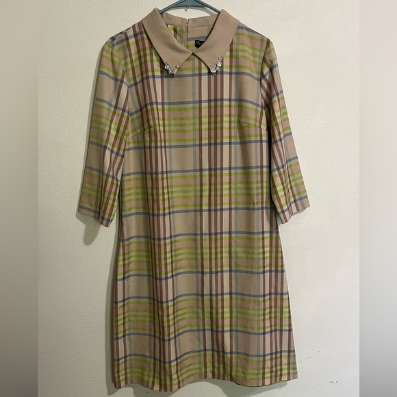 Ladyform beautiful collared half-sleeve full zip dress - Picture 1 of 6